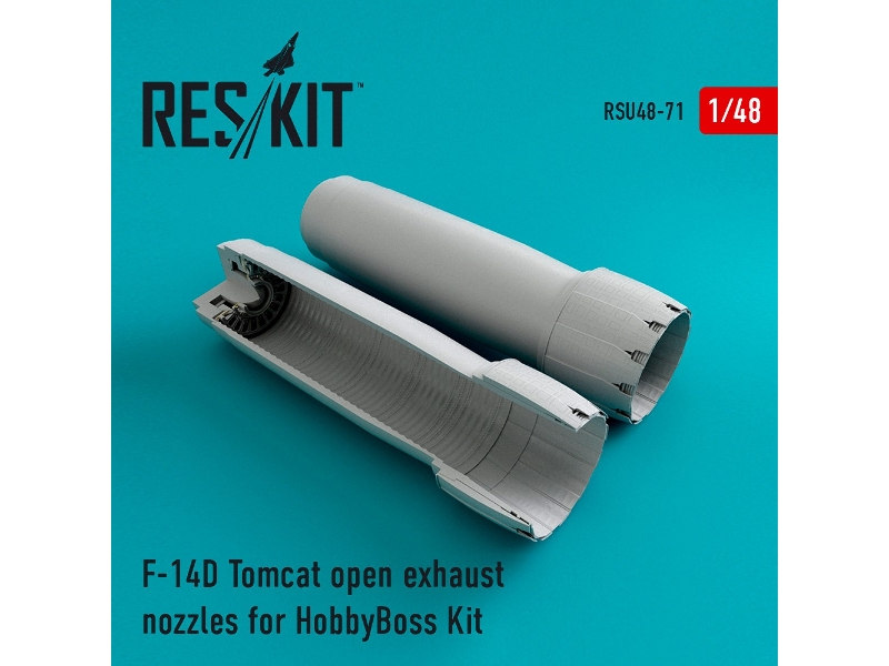 F-14d Tomcat Open Exhaust Nozzles For Hobbyboss Kit - image 1