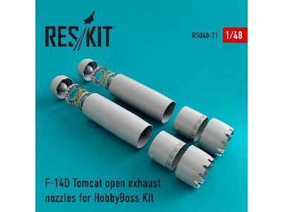 F-14d Tomcat Open Exhaust Nozzles For Hobbyboss Kit - image 2