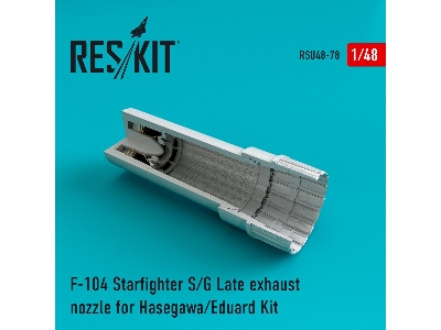 F-104 Starfighter (S/G Late) Exhaust Nozzle For Hasegawa/Eduard Kit - image 1