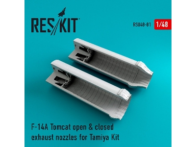 F-14a Tomcat Open & Closed Exhaust Nozzles For Tamiya Kit - image 1