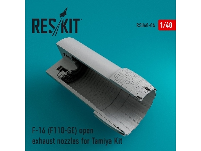 F-16 (F110-ge) Open Exhaust Nozzles For Tamiya Kit - image 2