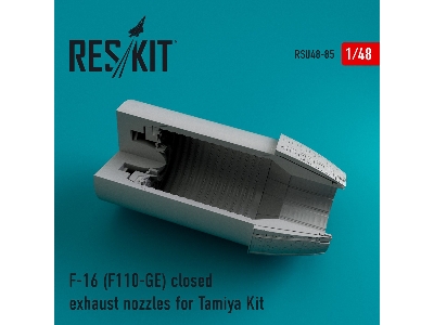 F-16 (F110-ge) Closed Exhaust Nozzles For Tamiya Kit - image 2