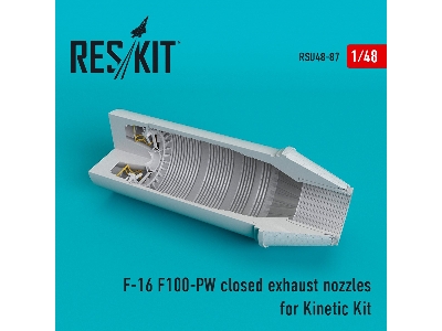 F-16 (F100-pw) Closed Exhaust Nozzle For Kinetic Kit - image 1
