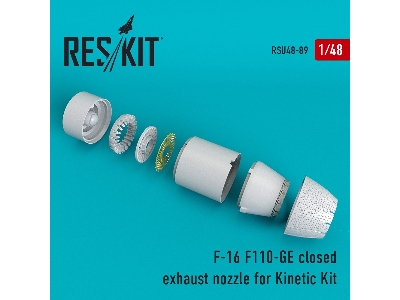 F-16 (F110-ge) Closed Exhaust Nozzle For Kinetic Kit - image 1