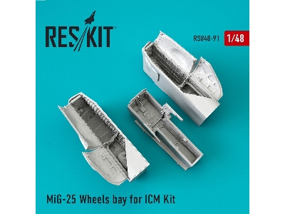 Mig-25 Wheels Bay For Icm Kit - image 1
