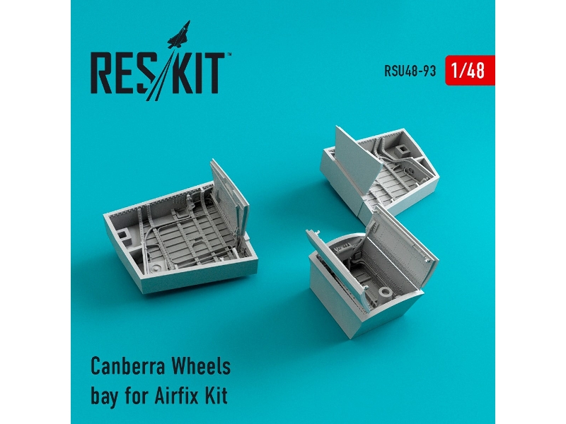 Canberra Wheels Bay For For Airfix Kit - image 1