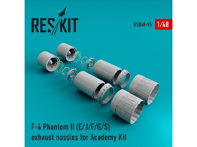 F-4 Phantom Ii (E/J/F/G/S) Exhaust Nossles For Academy Kit - image 1