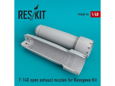 F-14 (D) Open Exhaust Nozzles For Hasegawa Kit - image 1