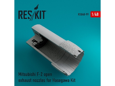 Mitsubishi F-2 Open Exhaust Nozzles For Hasegawa Kit - image 2