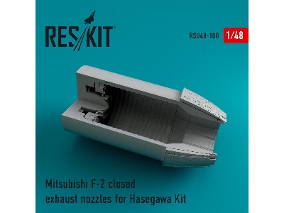 Mitsubishi F-2 Closed Exhaust Nozzles For Hasegawa Kit - image 2
