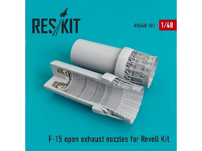 F-15 Open Exhaust Nozzles For Revell Kit - image 1
