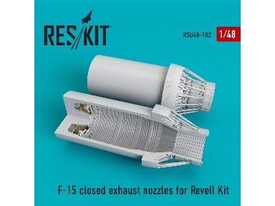 F-15 Closed Exhaust Nozzles For Revell Kit - image 1