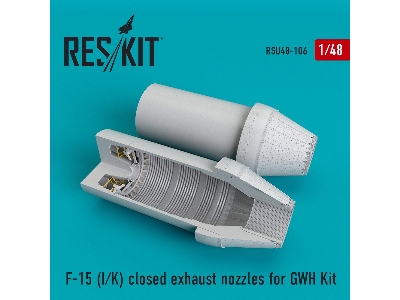 F-15 (I/K) Closed Exhaust Nozzles For Gwh Kit - image 1
