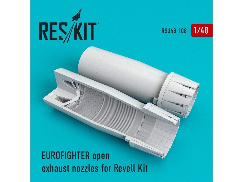 Eurofighter Open Exhaust Nozzles For Revell Kit - image 1