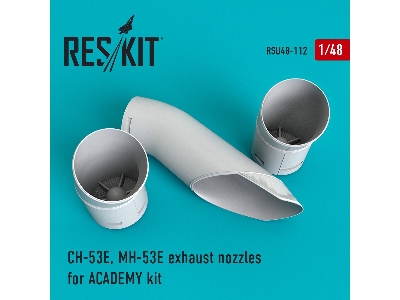 Ch-53e, Mh-53e Exhaust Nozzles For Academy Kit - image 1