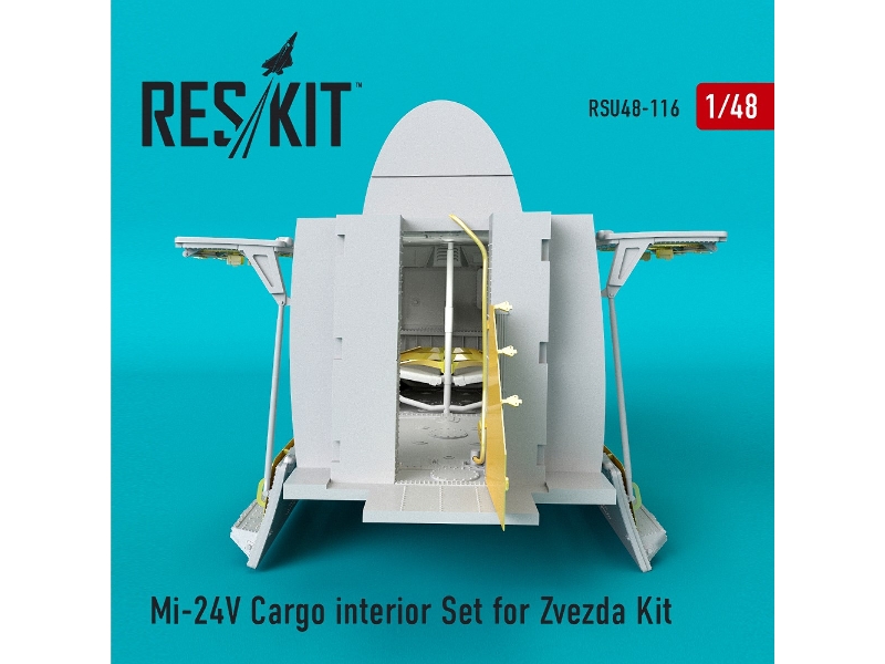 Mi-24 (V) Cargo Interior Set For Zvezda Kit - image 1