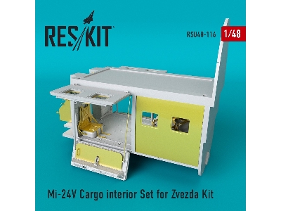 Mi-24 (V) Cargo Interior Set For Zvezda Kit - image 2
