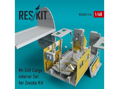 Mi-24 (V) Cargo Interior Set For Zvezda Kit - image 3