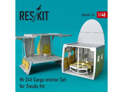 Mi-24 (V) Cargo Interior Set For Zvezda Kit - image 4