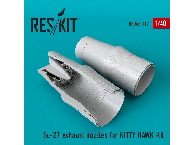 Su-27 Exhaust Nozzles For Kitty Hawk Kit - image 1