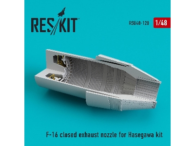 F-16 (F100-pw) Closed Exhaust Nozzle For Hasegawa Kit - image 1