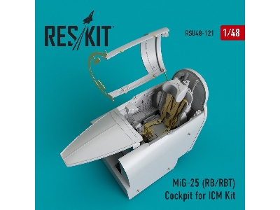 Mig-25 (Rb/Rbt) Cockpit For Icm Kit - image 1