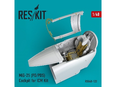 Mig-25 (Pd/Pds) Cockpit For Icm Kit - image 1