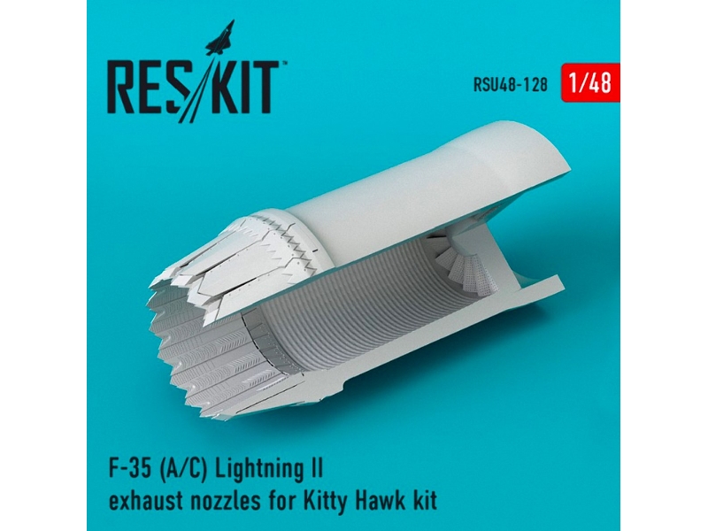 F-35 A/ C Lightning Ii Exhaust Nozzles For Kitty Hawk Kit - image 1 F-35 A/ C Lightning Ii Exhaust Nozzles For Kitty Hawk Kit - image 1