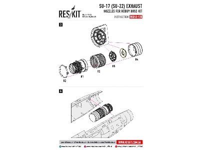 Su-17 Su-22 Exhaust Nozzles For Hobby Boss Kit - image 3