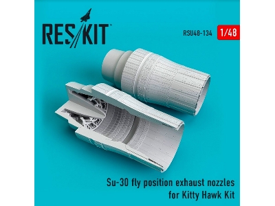 Su-30 Fly Positionexhaust Nozzles For Kitty Hawk Kit - image 1
