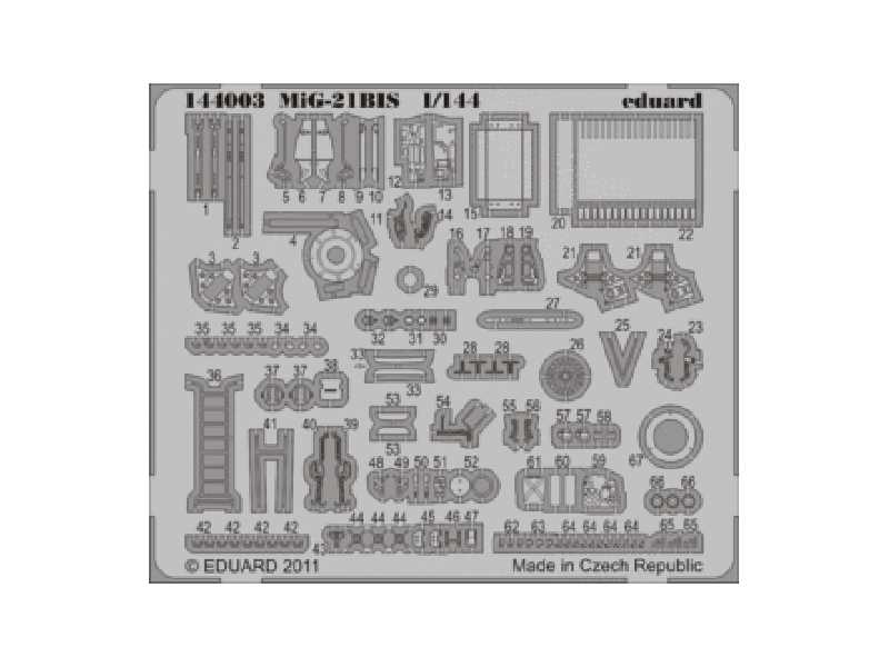 MiG-21BIS 1/144 - Eduard - image 1