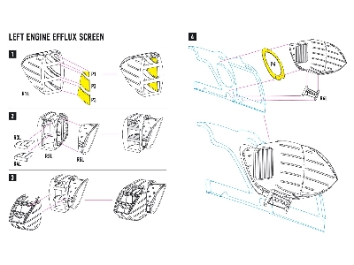 Engine Efflux Screen Ees System For Mi-24v/ Vp Zvezda Kit - image 3