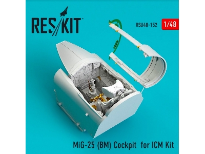 Mig-25 Bm Cockpit For Icm Kit - image 1