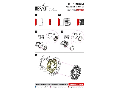 Jf-17 Exhaust Nozzles For Bronco Kit - image 2