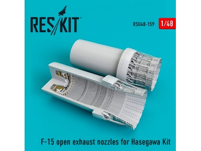 F-15 Open Exhaust Nozzles For Hasegawa Kit - image 1