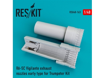 Ra-5c Vigilante Exhaust Nozzles Early Type For Trumpeter Kit - image 1