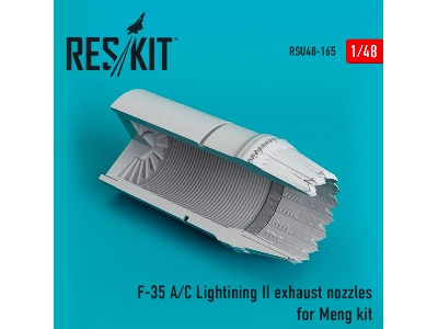 F-35 A/ C Lightning Ii Exhaust Nozzles For Meng Kit - image 1