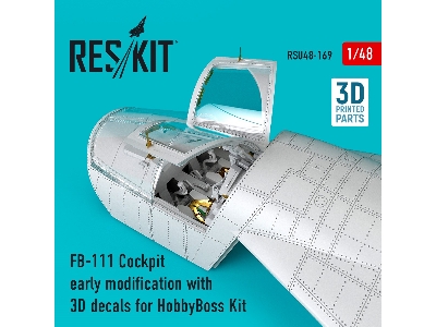 Fb-111 Cockpit Early Modification With 3d Decals For Hobbyboss Kit - image 1