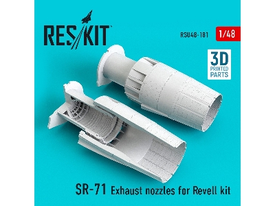 Sr-71 Blackbird Exhaust Nozzles For Revell Kit - image 1