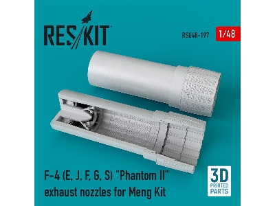 F-4 (E,j,f,g,s) Phantom Ii Exhaust Nozzles For Meng Kit - image 1