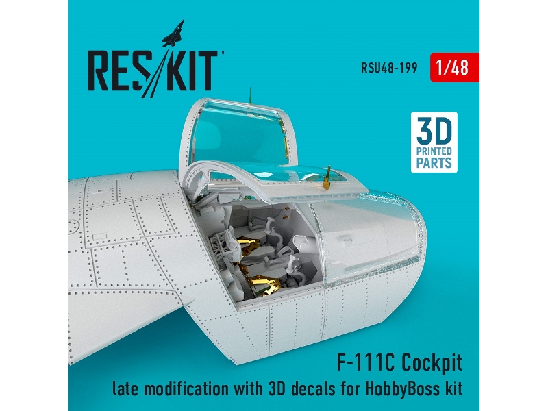 F-111c Cockpit Late Modification With 3d Decals For Hobbyboss Kit - image 1