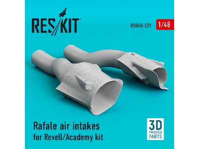 Rafale Air Intakes For Revell/Academy Kit (3d Printing) - image 1
