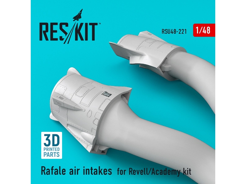 Rafale Air Intakes For Revell/Academy Kit (3d Printing)