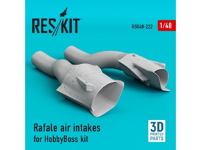 Rafale Air Intakes For Hobbyboss Kit (3d Printing) - image 1