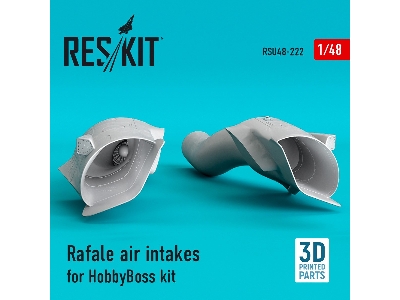 Rafale Air Intakes For Hobbyboss Kit (3d Printing) - image 2