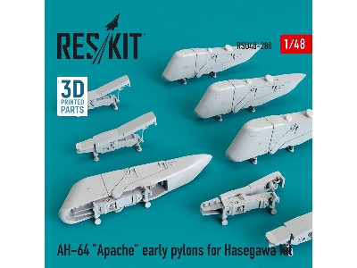 Ah-64 Apache Early Pylons For Hasegawa Kit - image 1