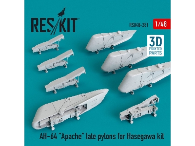Ah-64 Apache Late Pylons For Hasegawa Kit - image 1