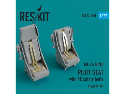Mi-24 Hind. Pilot Seat With Pe Safety Belts - image 1