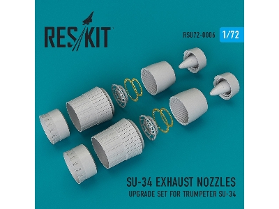 Su-34 Exhaust Nozzles (For Trumpeter Kit) - image 1