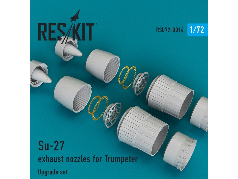 Su-27 Exhaust Nozzles For Trumpeter - image 1 Su-27 Exhaust Nozzles For Trumpeter - image 1